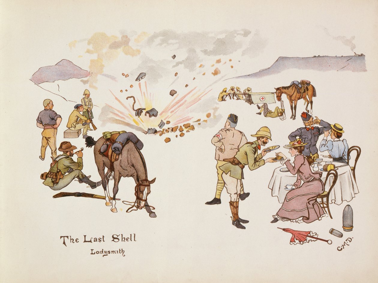 The Last Shell, Ladysmith, The Leaguer of Ladysmith, 1900 tekijältä Captain Clive Dixon