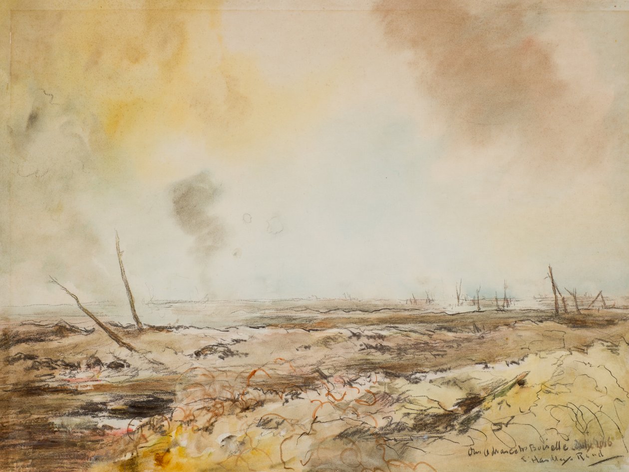 Meidän etenemisemme (La) Boiselleen - heinäkuu 1916. tekijältä Captain Edward Henry Handley Read