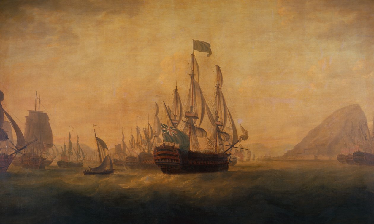 Amiraali Lord Howen Gibraltarin helpotus tekijältä Captain William Elliott