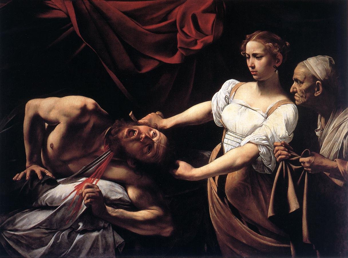 Judith mestasi Holofernesnin tekijältä Michelangelo Merisi Caravaggio