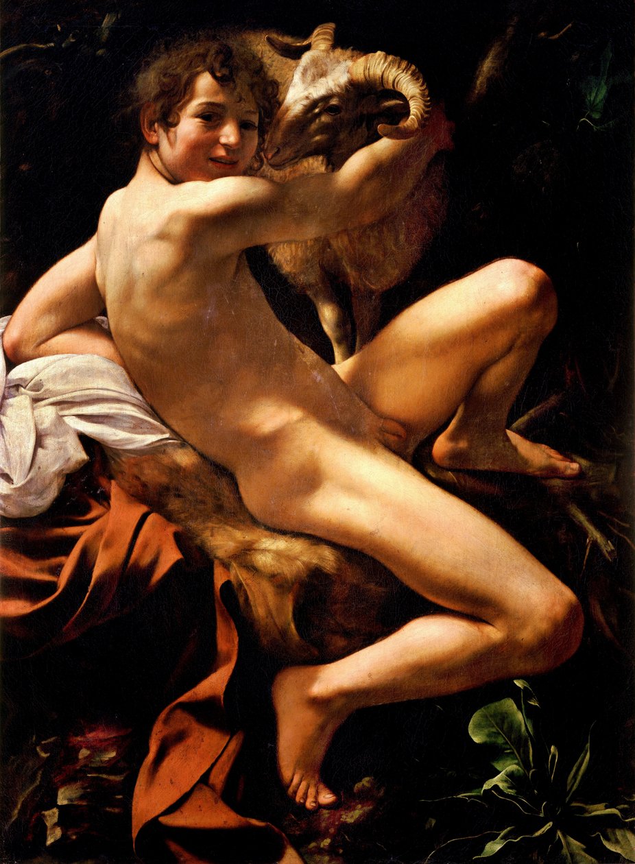 Johannes Kastaja tekijältä Michelangelo Merisi Caravaggio
