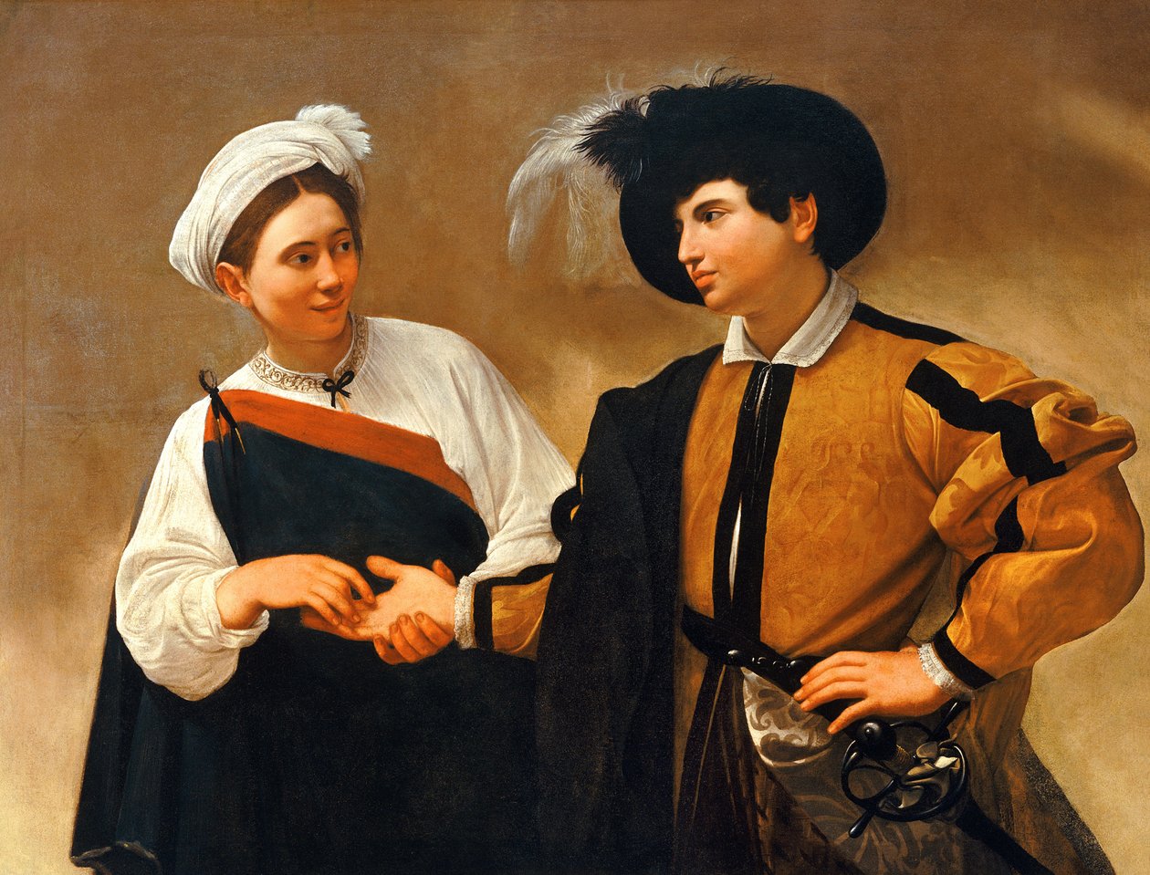 Ennustaja tekijältä Michelangelo Merisi Caravaggio