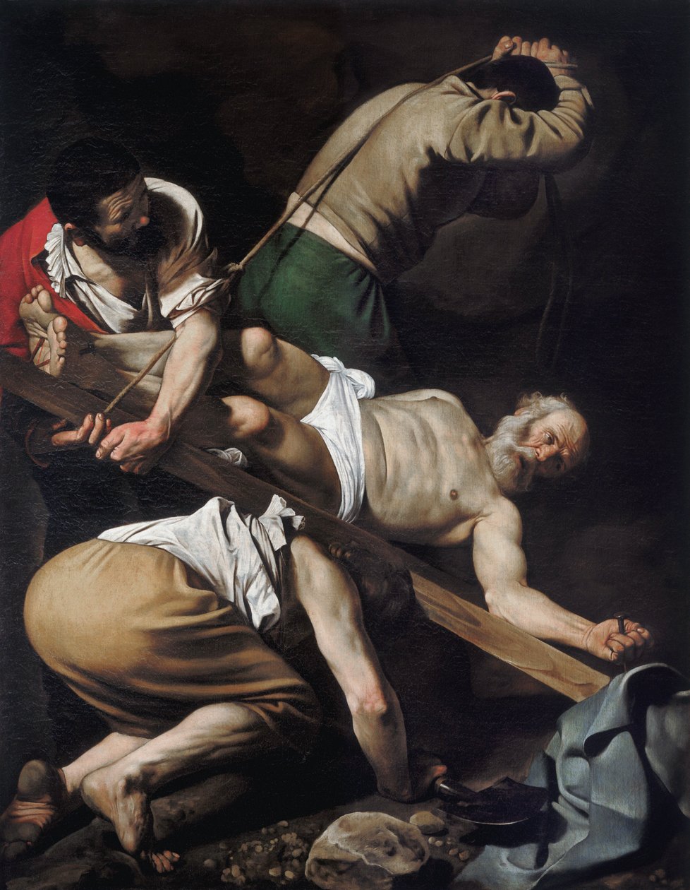 Pyhän Pietarin ristiinnaulitseminen tekijältä Caravaggio