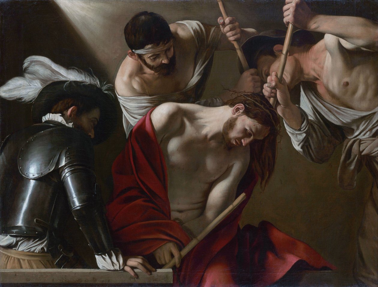 Saksan kieli: Dornenkrönung Christi Piikkikruunu tekijältä Caravaggio