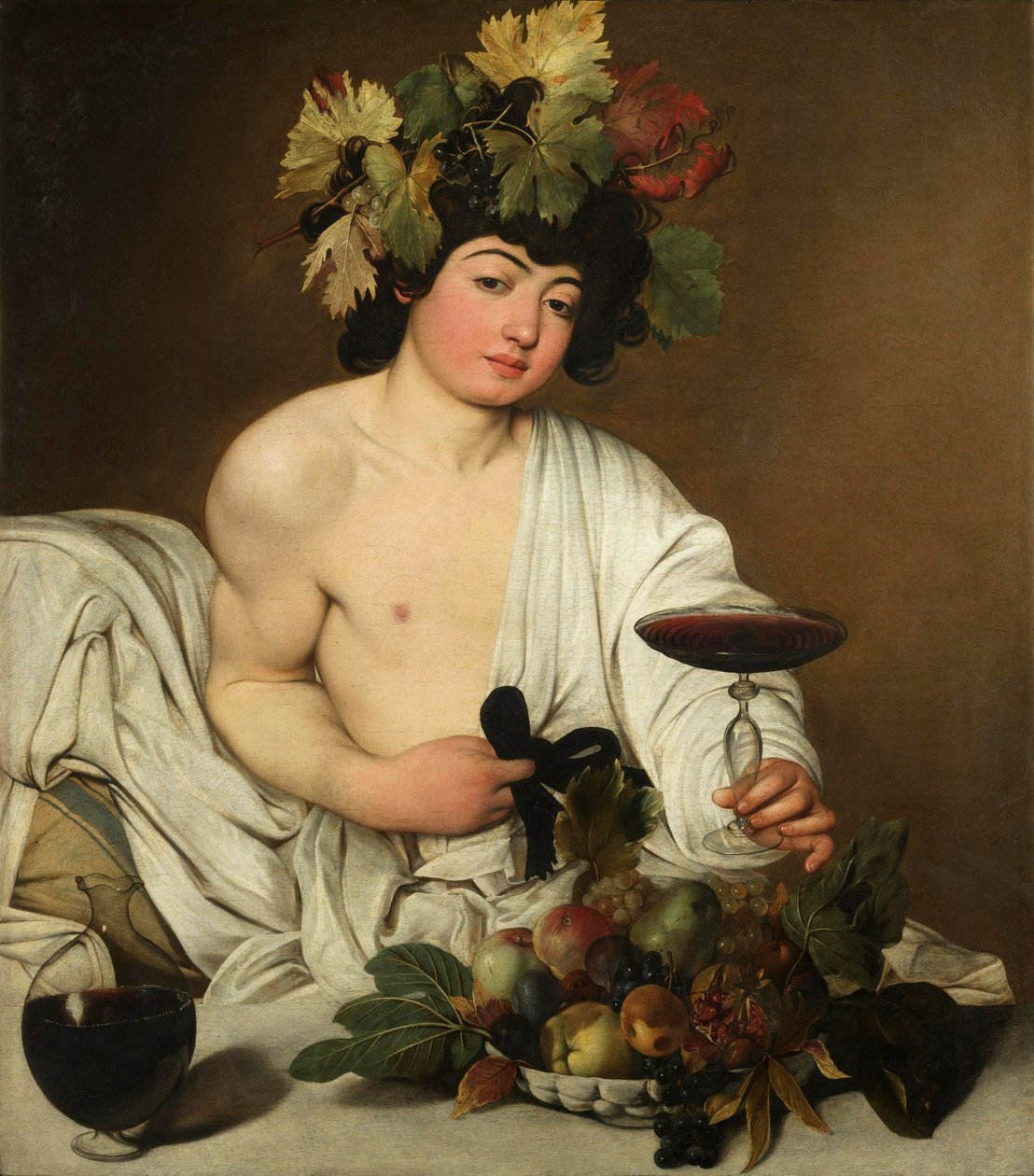 Italian: Bacco Bacchus tekijältä Caravaggio