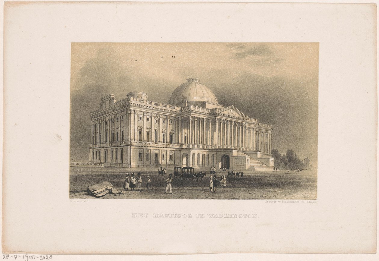 Capitol Washingtonissa Capitol Washingtonissa (otsikko esineessä) tekijältä Carel Christiaan Antony Last