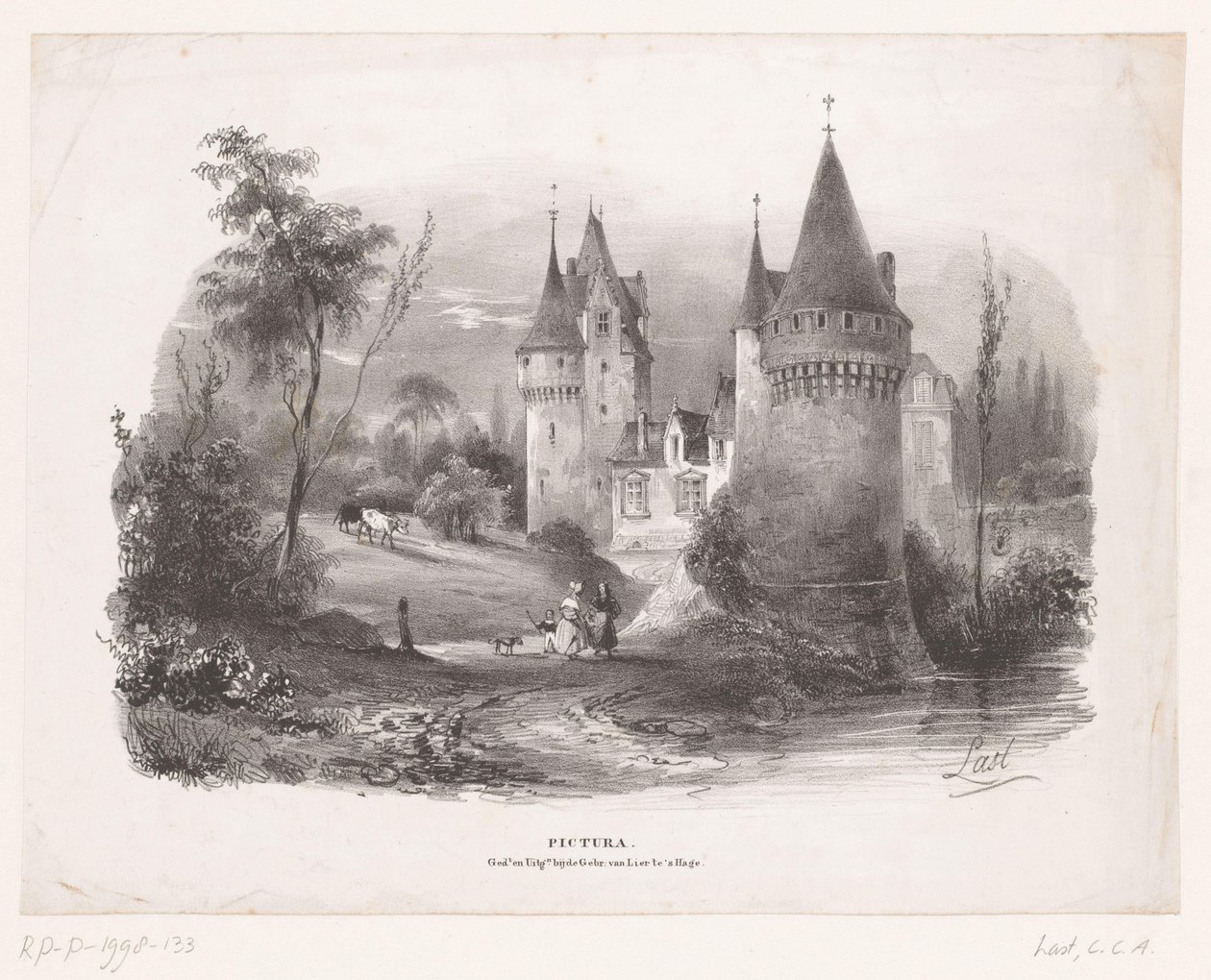Kasteel Pictura (sarjan nimi esineessä) tekijältä Carel Christiaan Antony Last