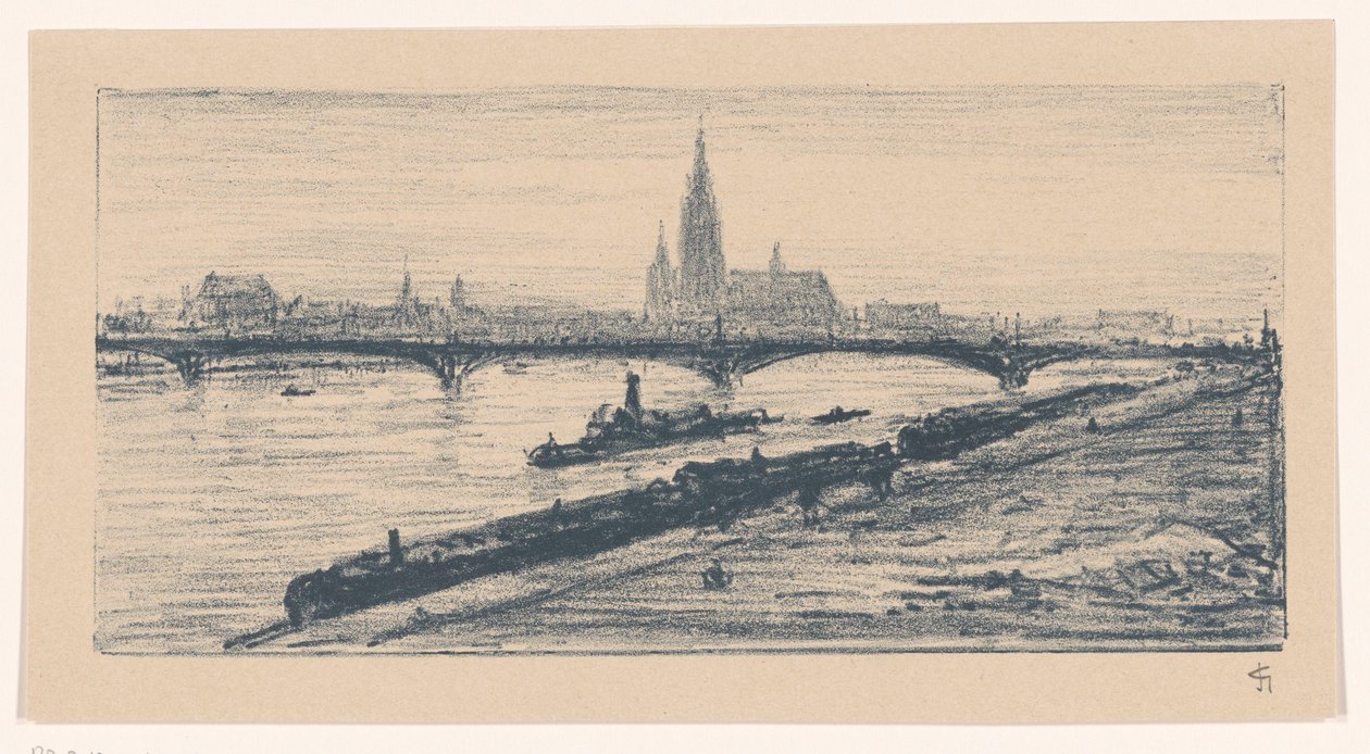 Näkymä Frankfurt am Mainiin tekijältä Carel Nicolaas Storm van 