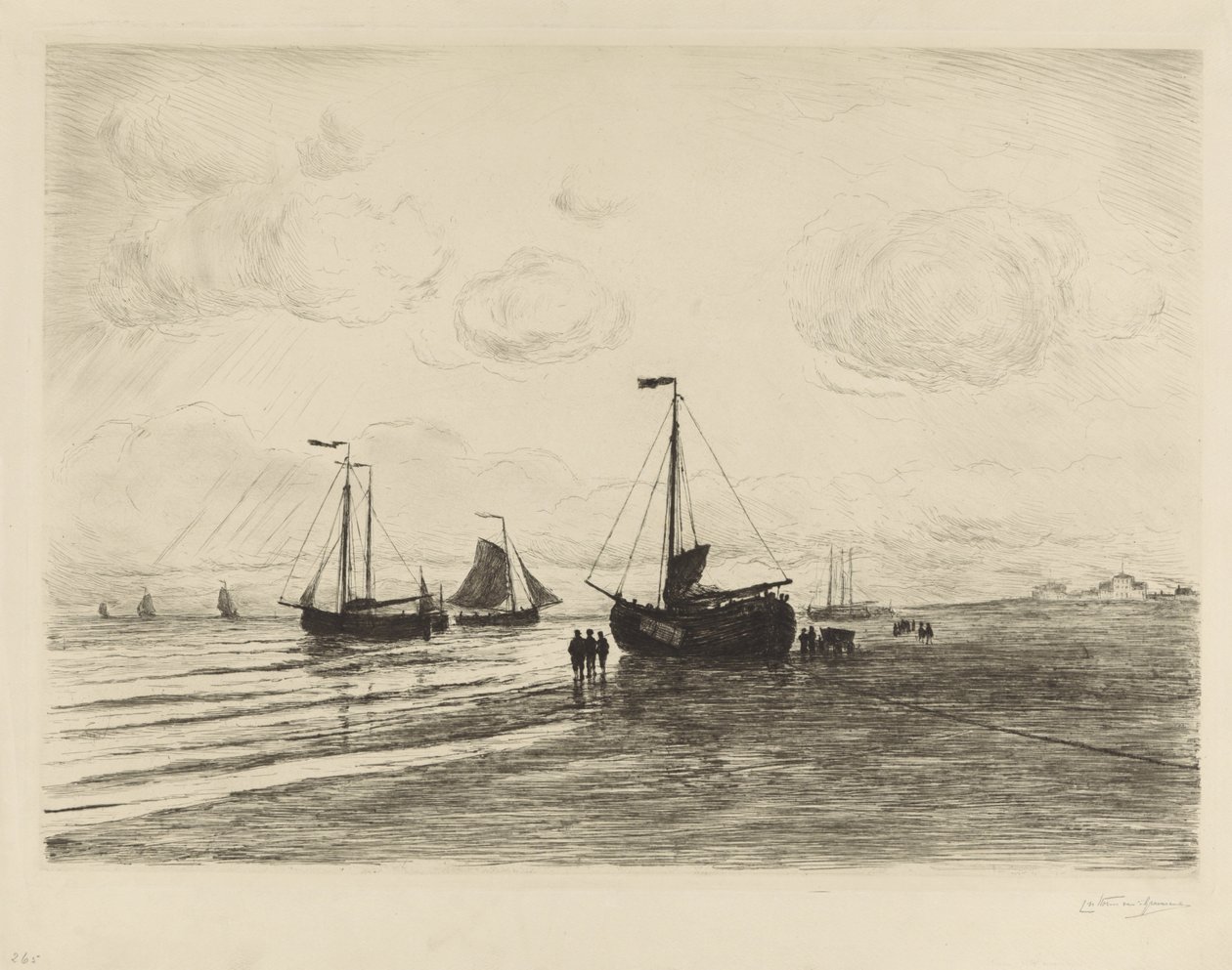Katwijkin rannalla tekijältä Carel Nicolaas Storm van 