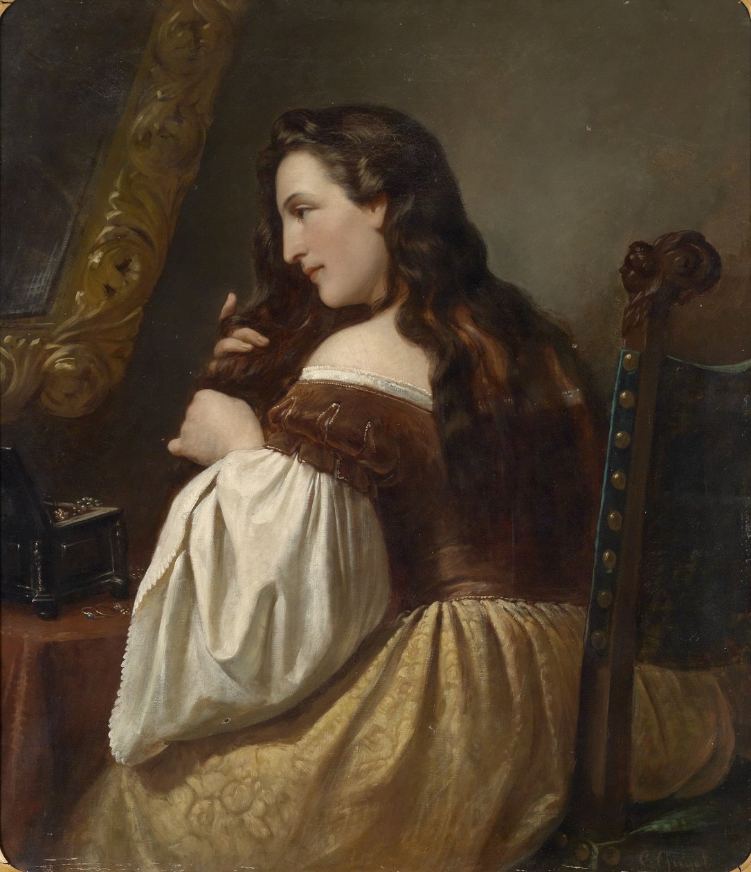 Bei der Toilette tekijältä Carl Adolf Gugel