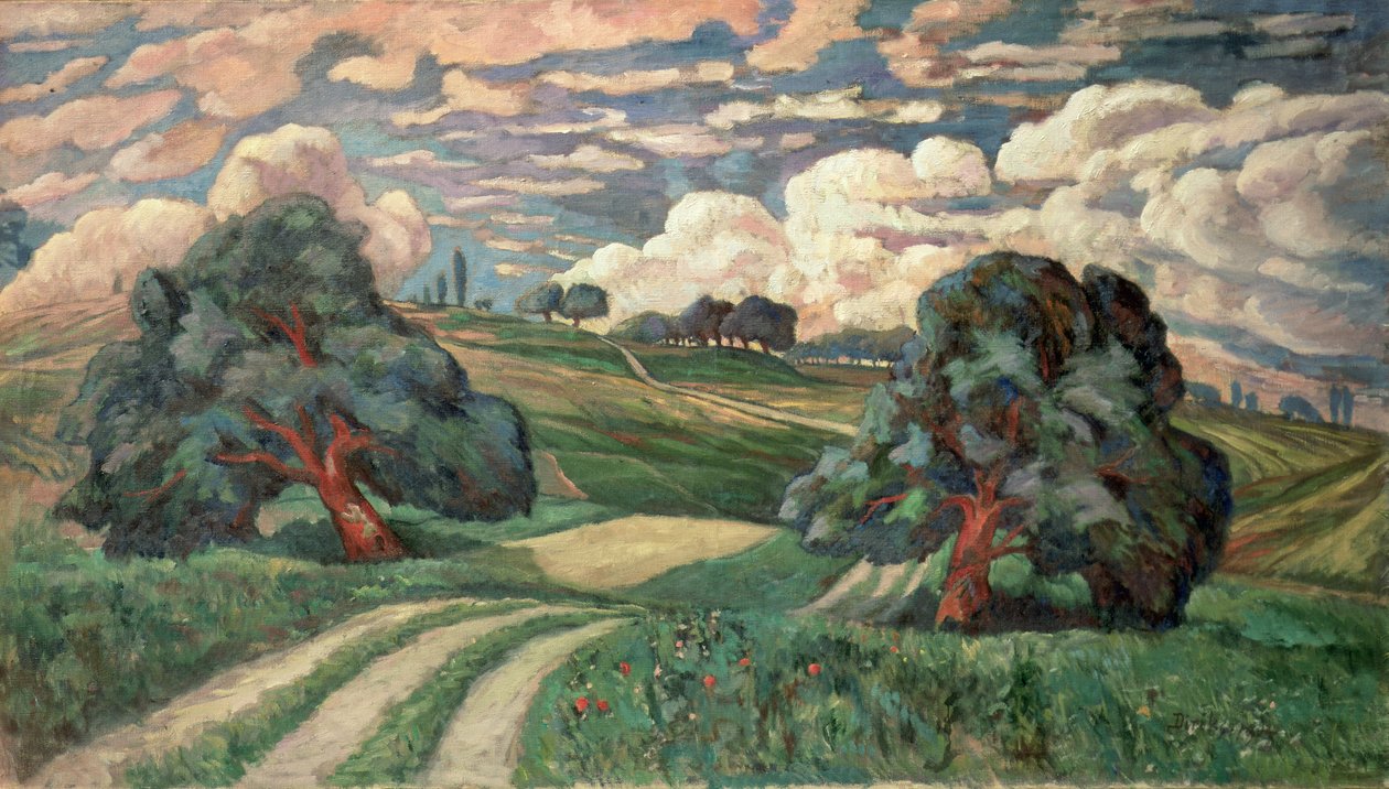 Fauve maisema tekijältä Carl-Edvard Diriks