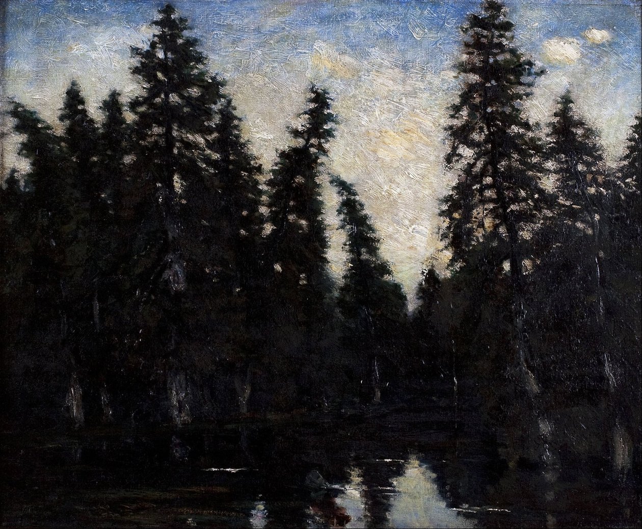 Mustia kuusia tekijältä Carl Fredrik Hill