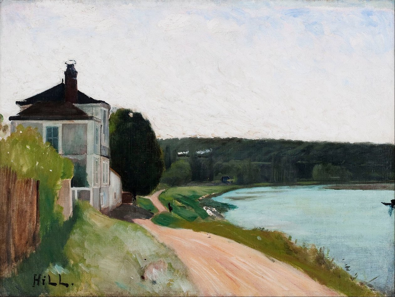 Huvila Seine, Bois-le Roi. Fontainebleau tekijältä Carl Fredrik Hill