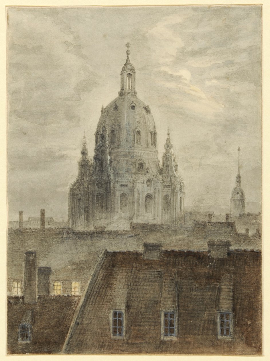 Dresdenin Frauenkirche tekijältä Carl Gustav Carus