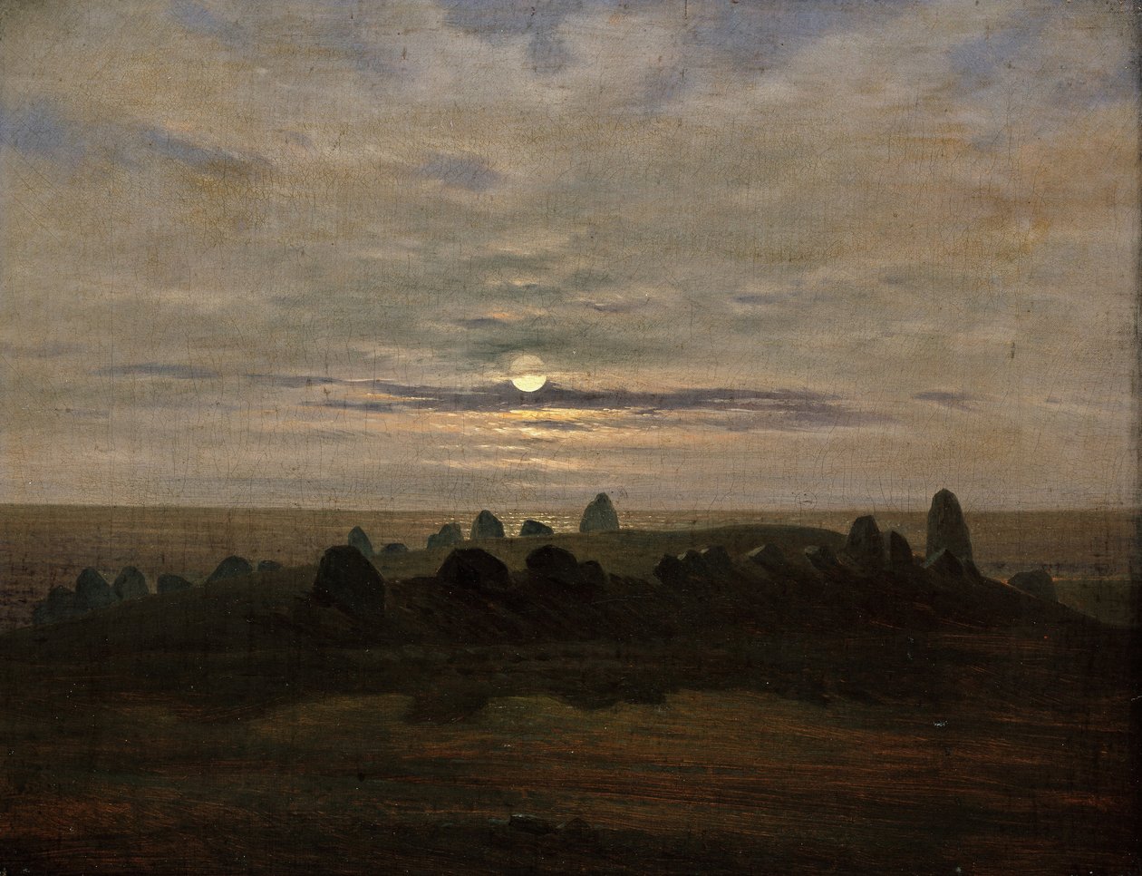 Kivikautinen röykkiö tekijältä Carl Gustav Carus