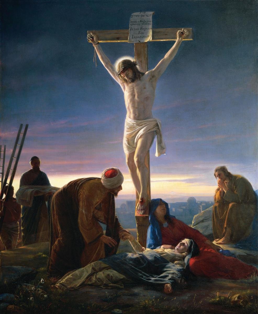 Cristo en la Cruz tekijältä Carl Heinrich Bloch