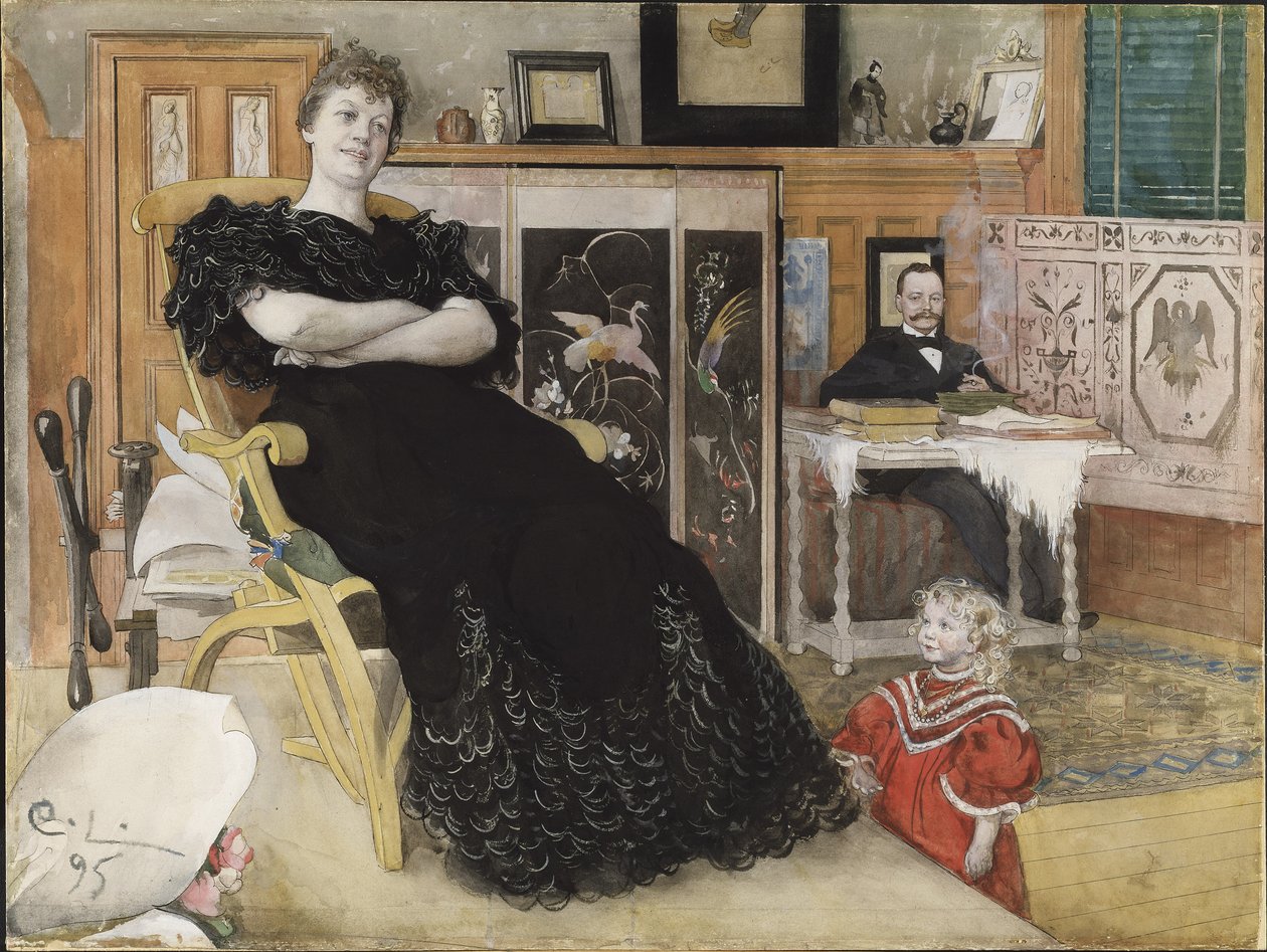 Anna Pettersson, n. 1895 tekijältä Carl Larsson