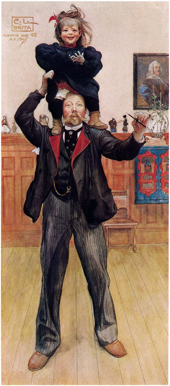 Brita ja minä tekijältä Carl Larsson