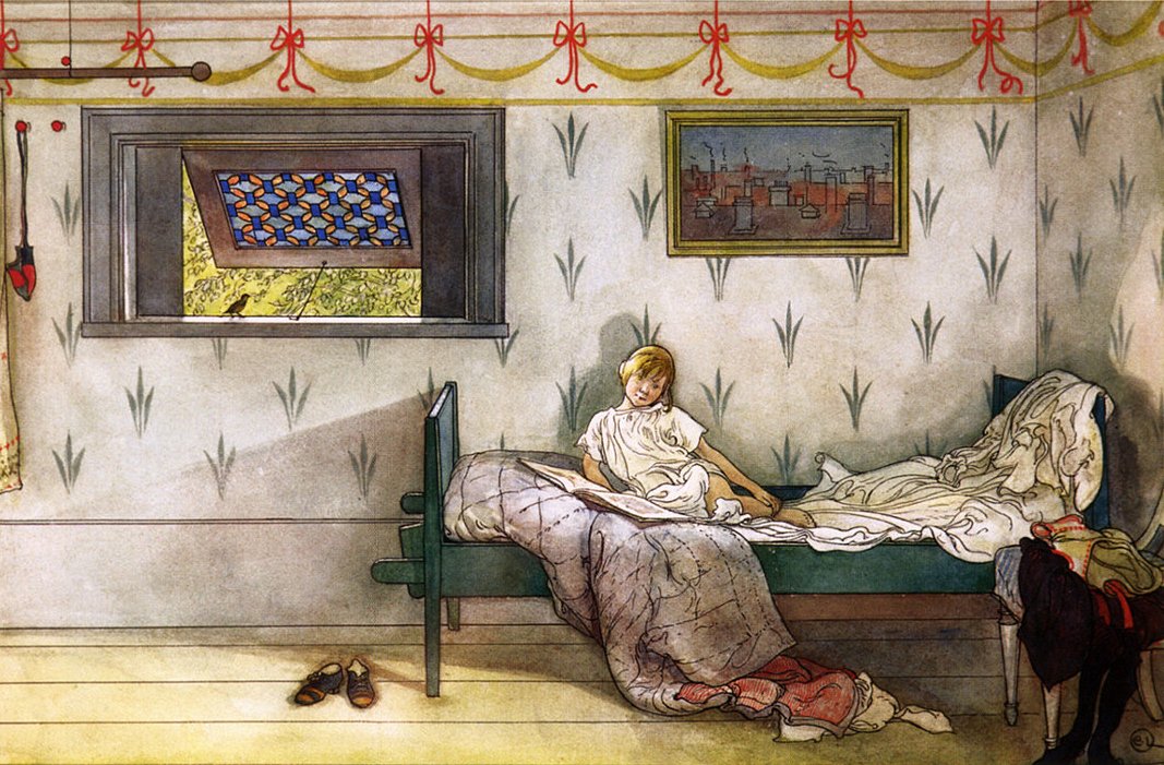 Kukko-doodle-doo, sen seitsemän tekijältä Carl Larsson