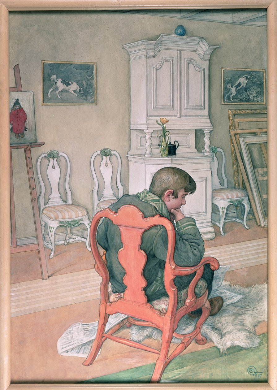 Esbjorn toipumassa tekijältä Carl Larsson