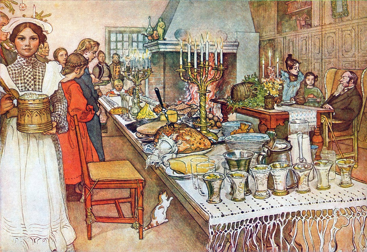 Julaftonen tekijältä Carl Larsson