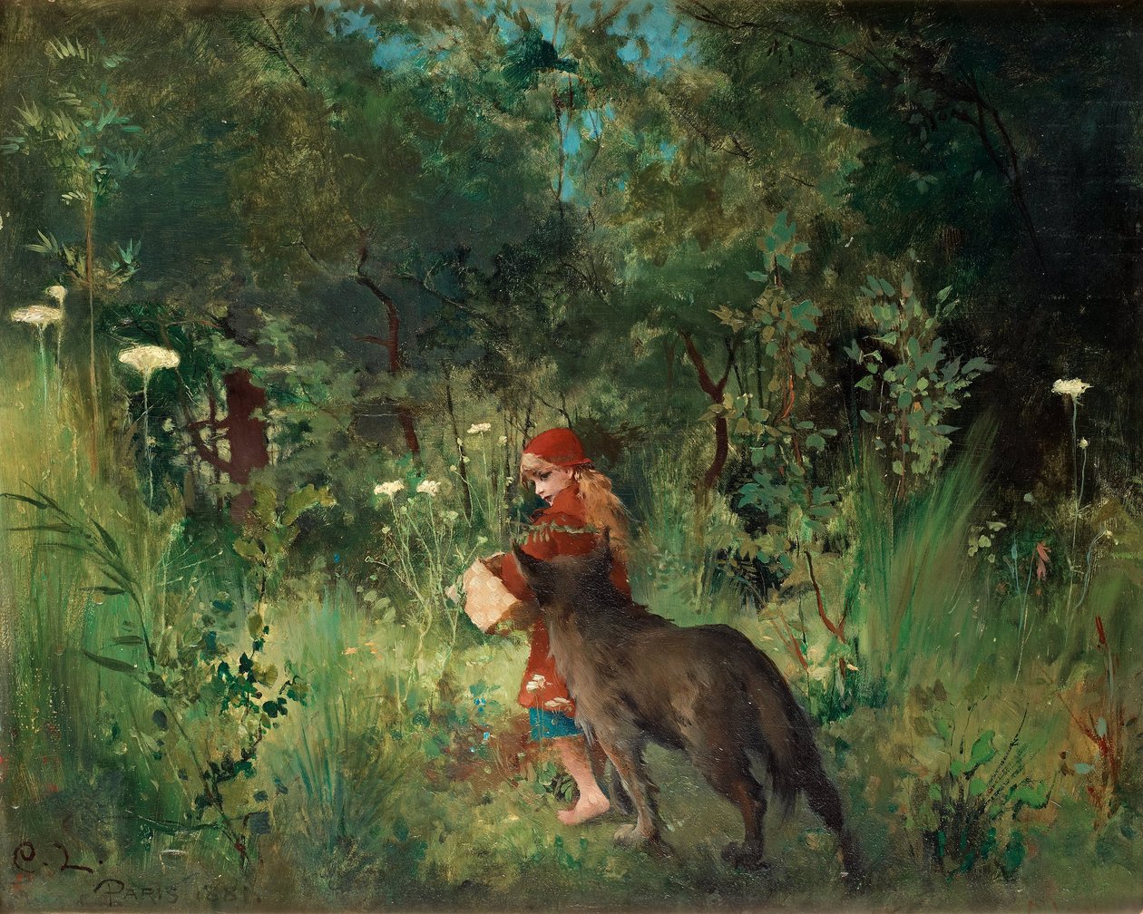 Pieni Punahilkka tekijältä Carl Larsson