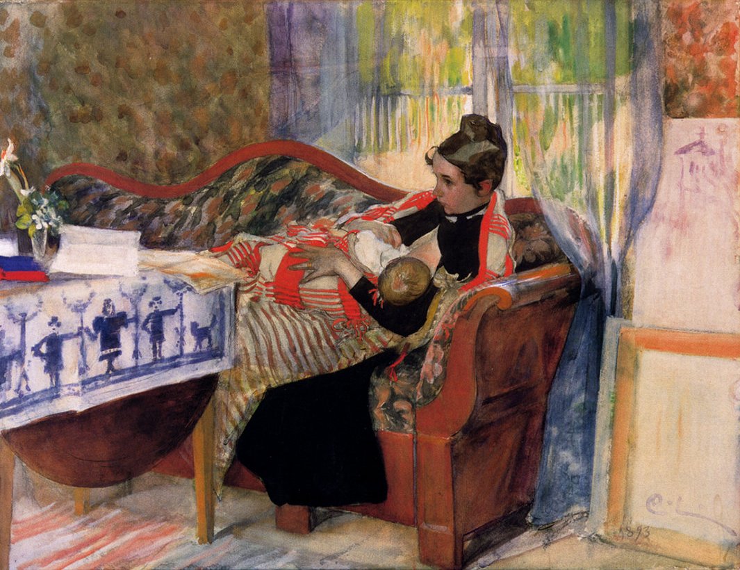 Äidin ajatuksia tekijältä Carl Larsson