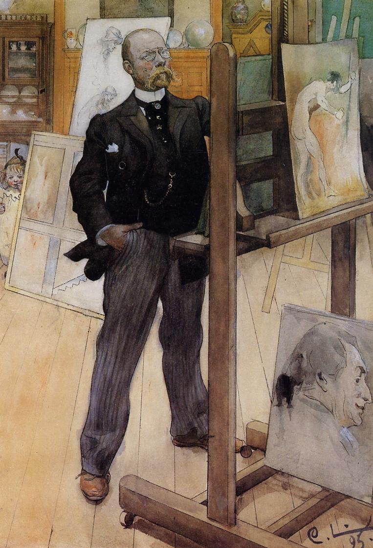 Omakuva tekijältä Carl Larsson