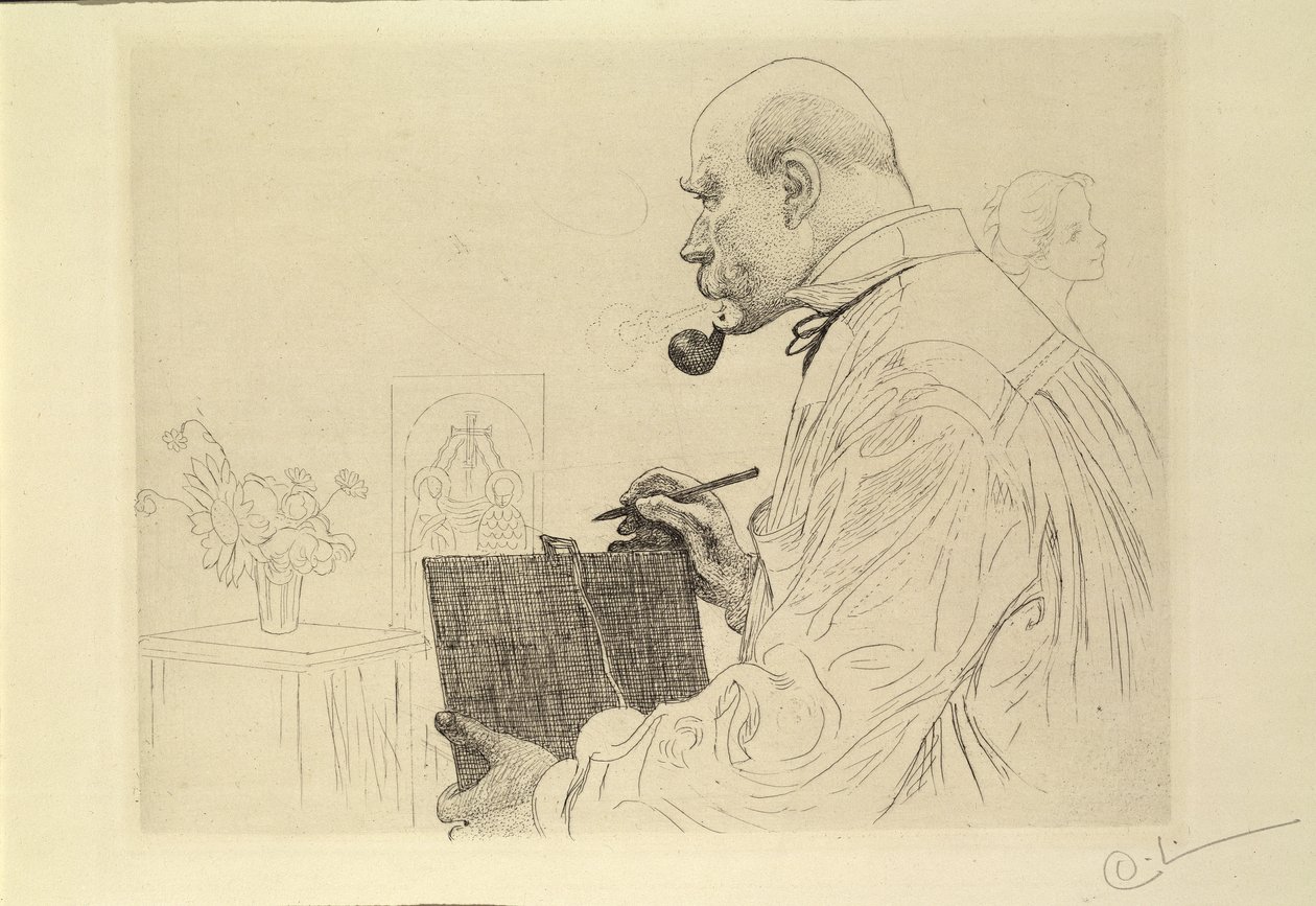Omakuva, n. 1912 tekijältä Carl Larsson