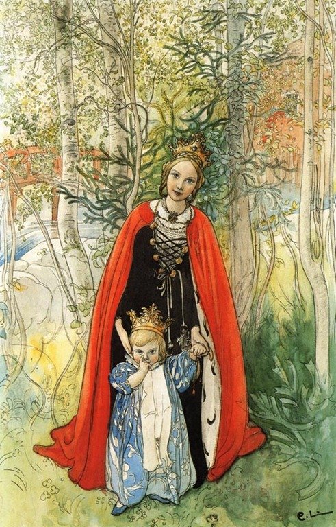 Kevään prinsessa tekijältä Carl Larsson