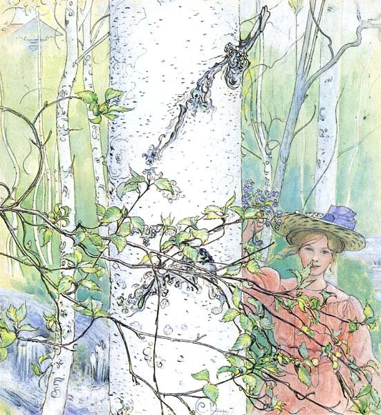 Våren tekijältä Carl Larsson