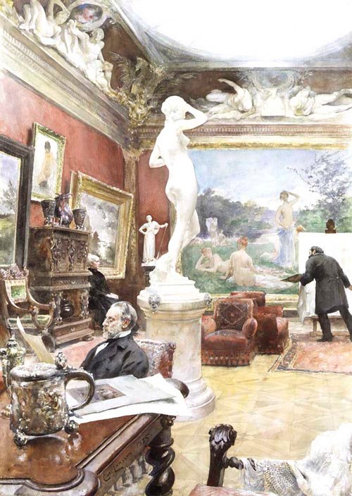 fürstenbergin galleria tekijältä Carl Larsson