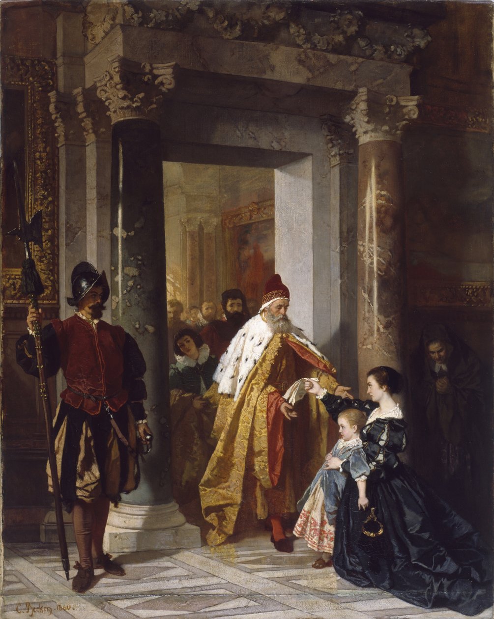 Vetoomus dogille, 1860 tekijältä Carl Ludwig Friedrich Becker