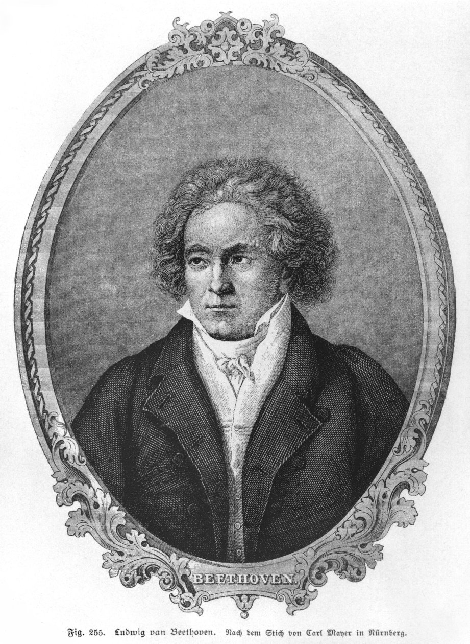 Ludwig van Beethoven (1770-1827) tekijältä Carl Mayer
