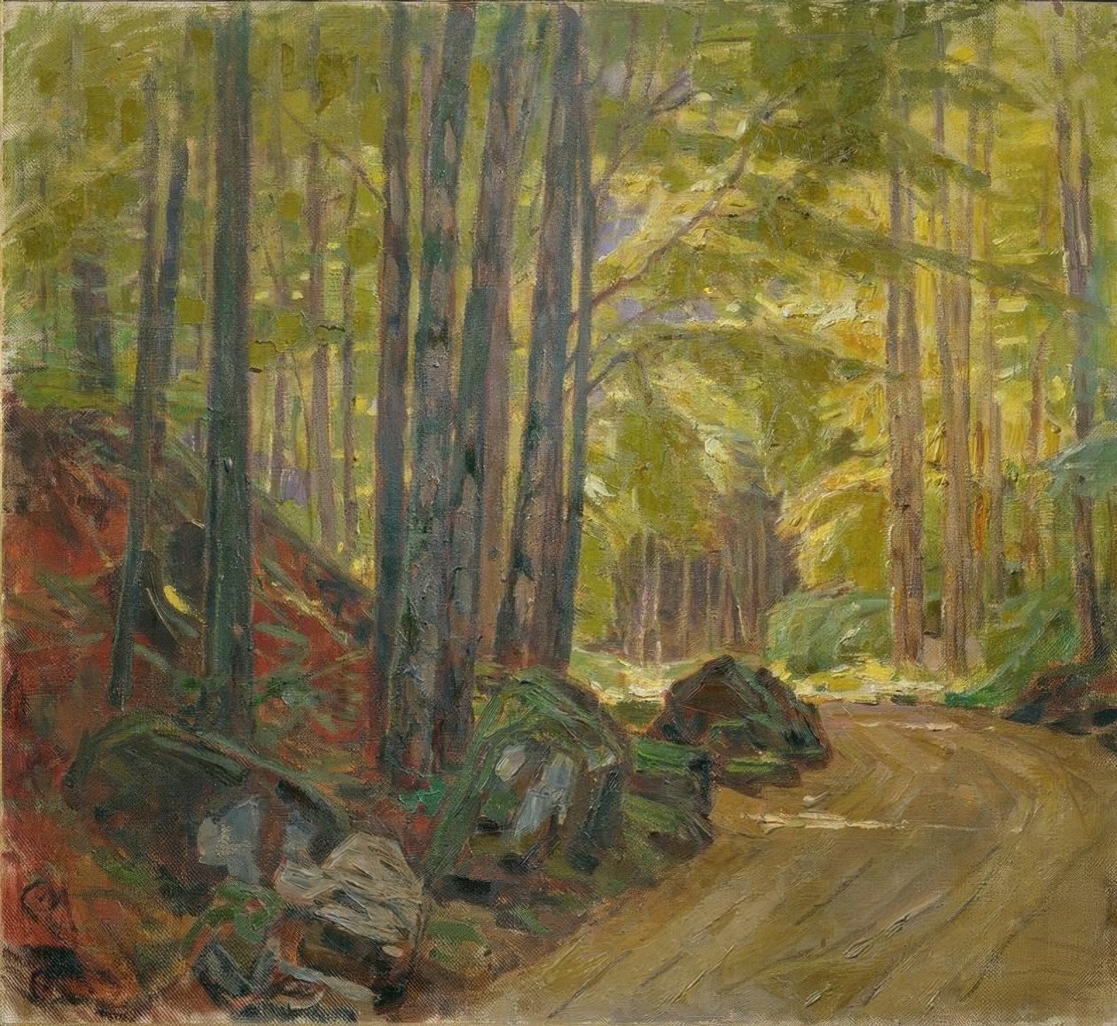 Waldstraße bei Schärfling tekijältä Carl Moll