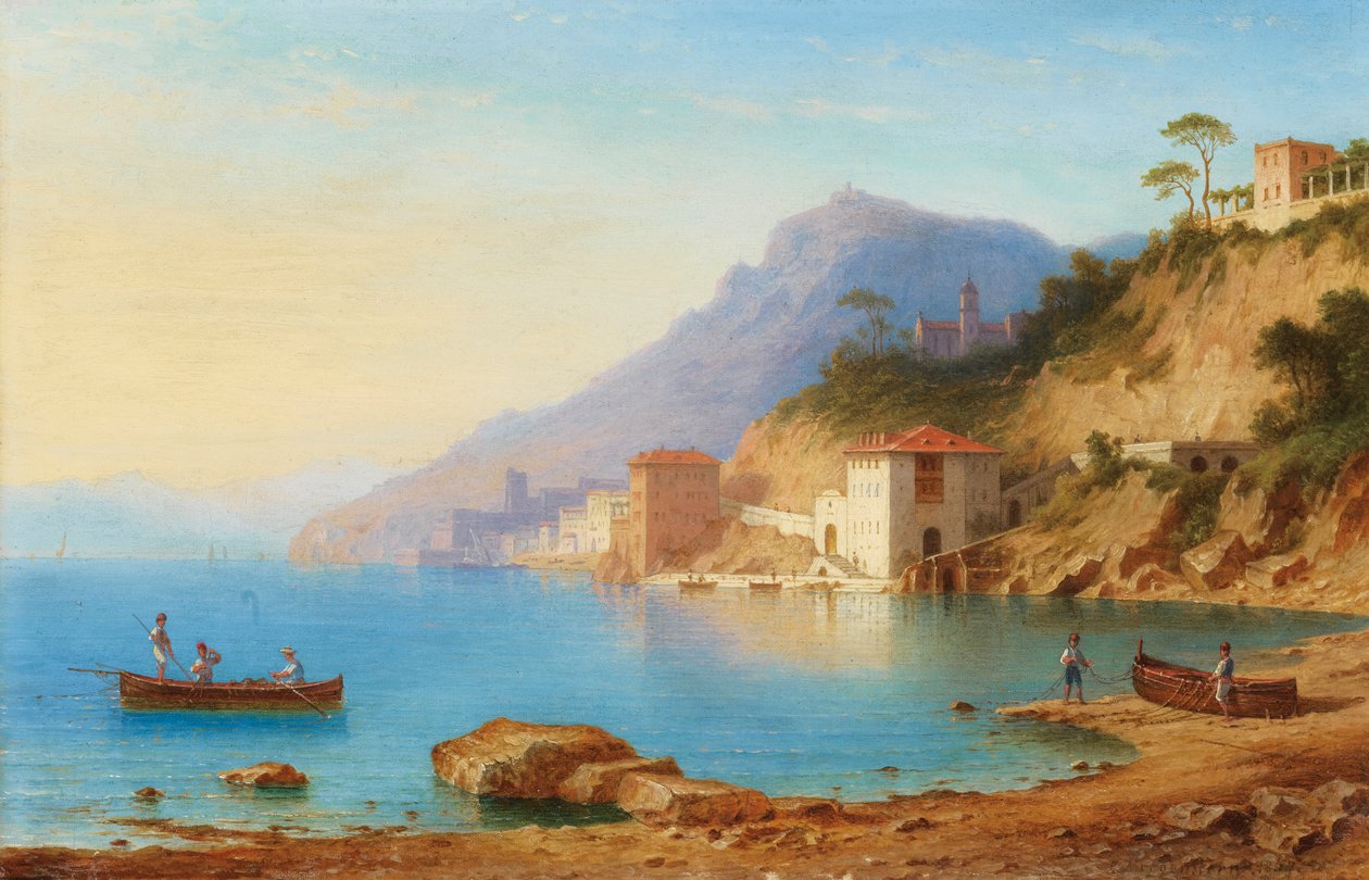 Blick auf die Küste von Amalfi tekijältä Carl Morgenstern