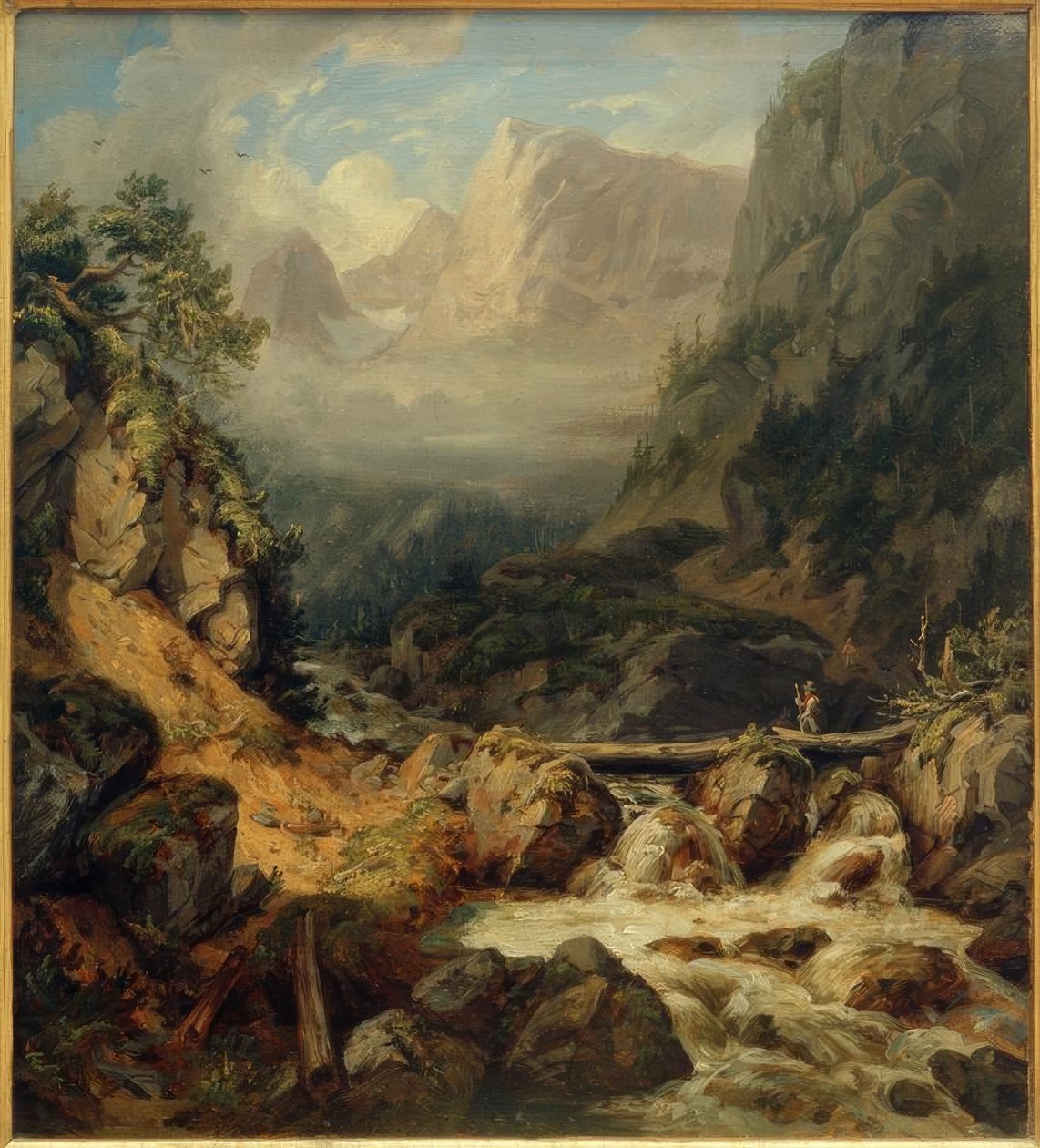 C. Morgenstern, Der Waldbachstrub bei Hallstatt tekijältä Carl Morgenstern