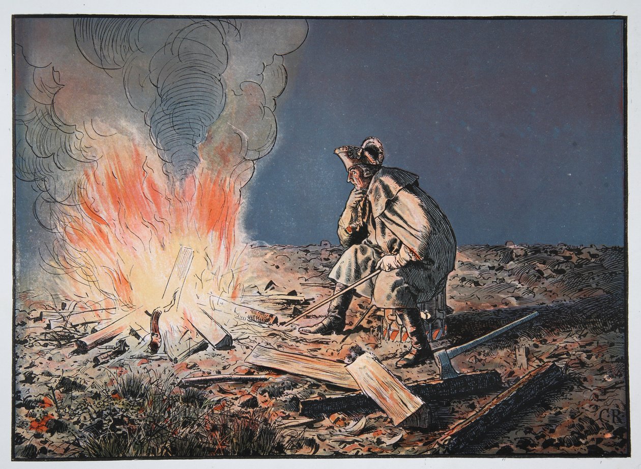 Ennen Legnican taistelua, 15. elokuuta 1760 tekijältä Carl Röchling