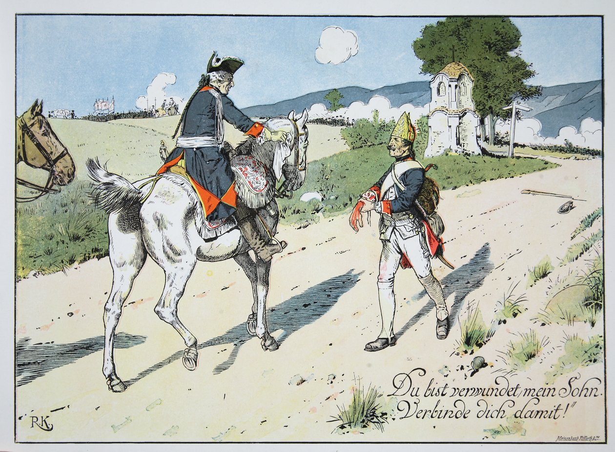 Burkersdorfissa 21. heinäkuuta 1762 tekijältä Carl Röchling