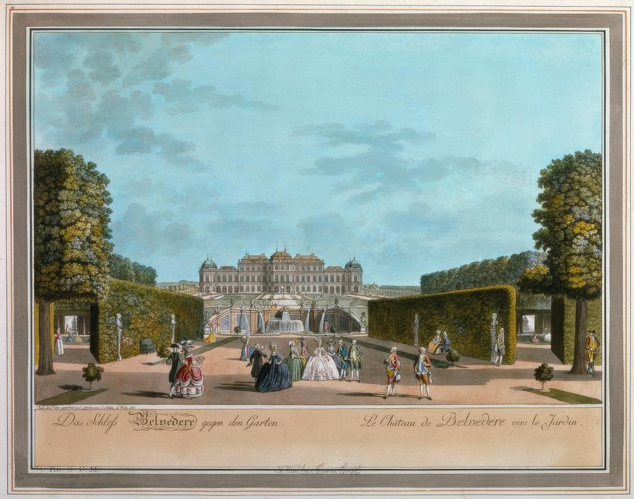 Wien, Oberes Belvedere / Schütz tekijältä Carl Schütz