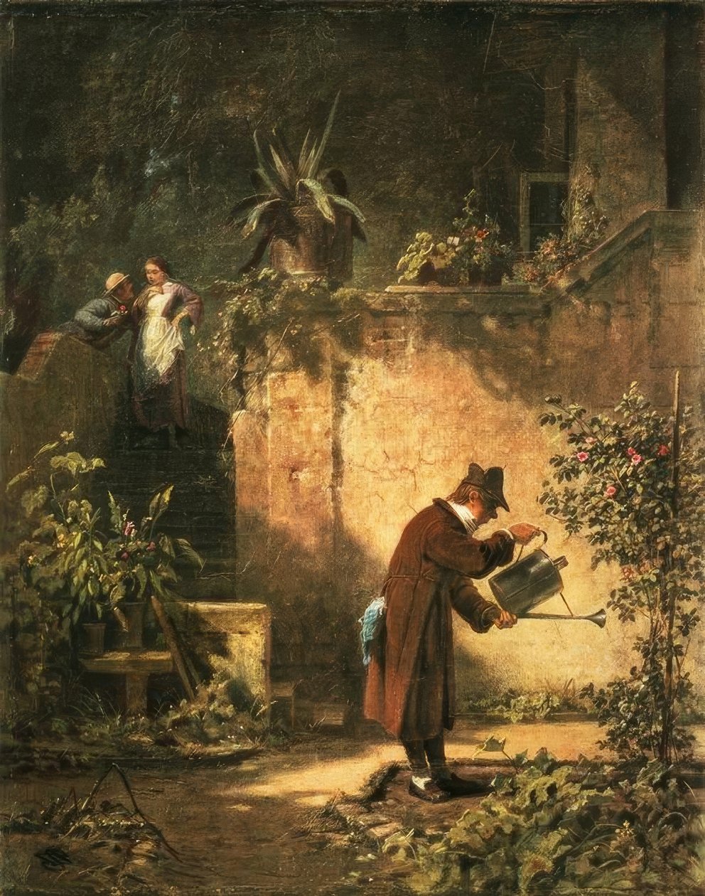 Der Gartenfreund tekijältä Carl Spitzweg