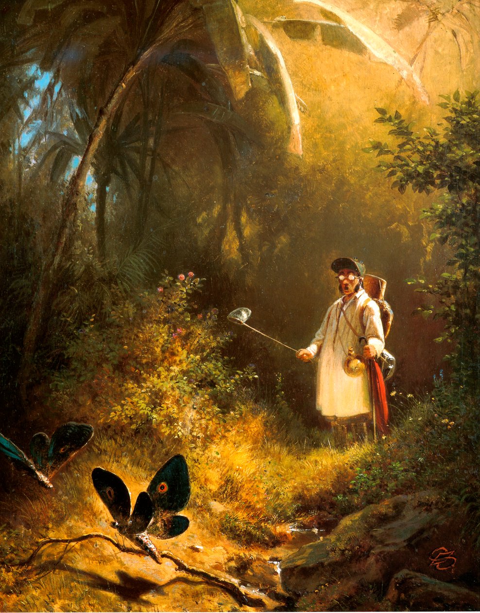 Der Schmetterlingsfänger tekijältä Carl Spitzweg