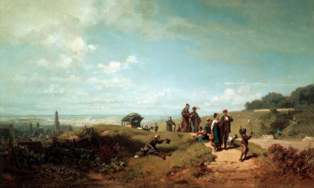 Der Sonntagsspaziergang tekijältä Carl Spitzweg