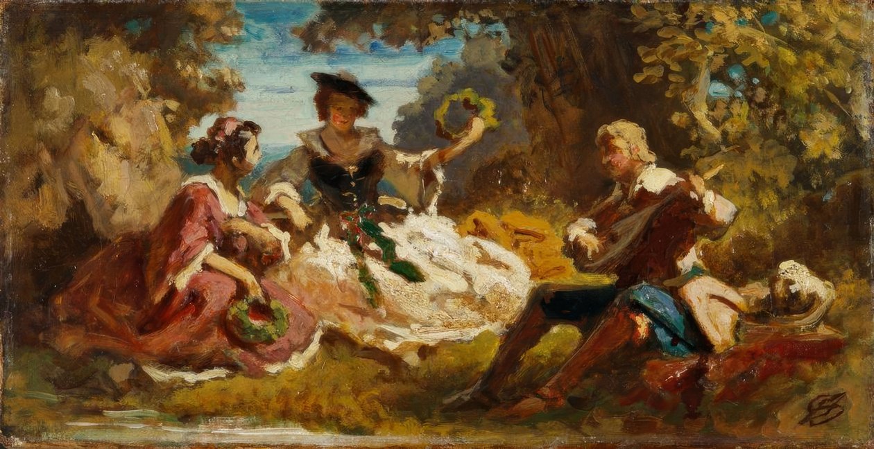 Des Sängers Lohn tekijältä Carl Spitzweg