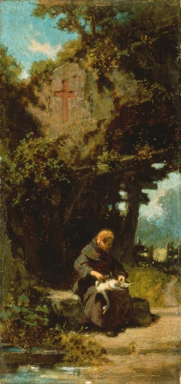 Gänse ripfender Einsiedler tekijältä Carl Spitzweg