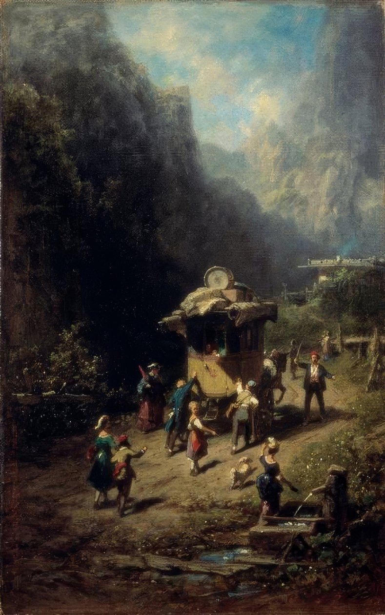 Reisende Künstlergesellschaft tekijältä Carl Spitzweg