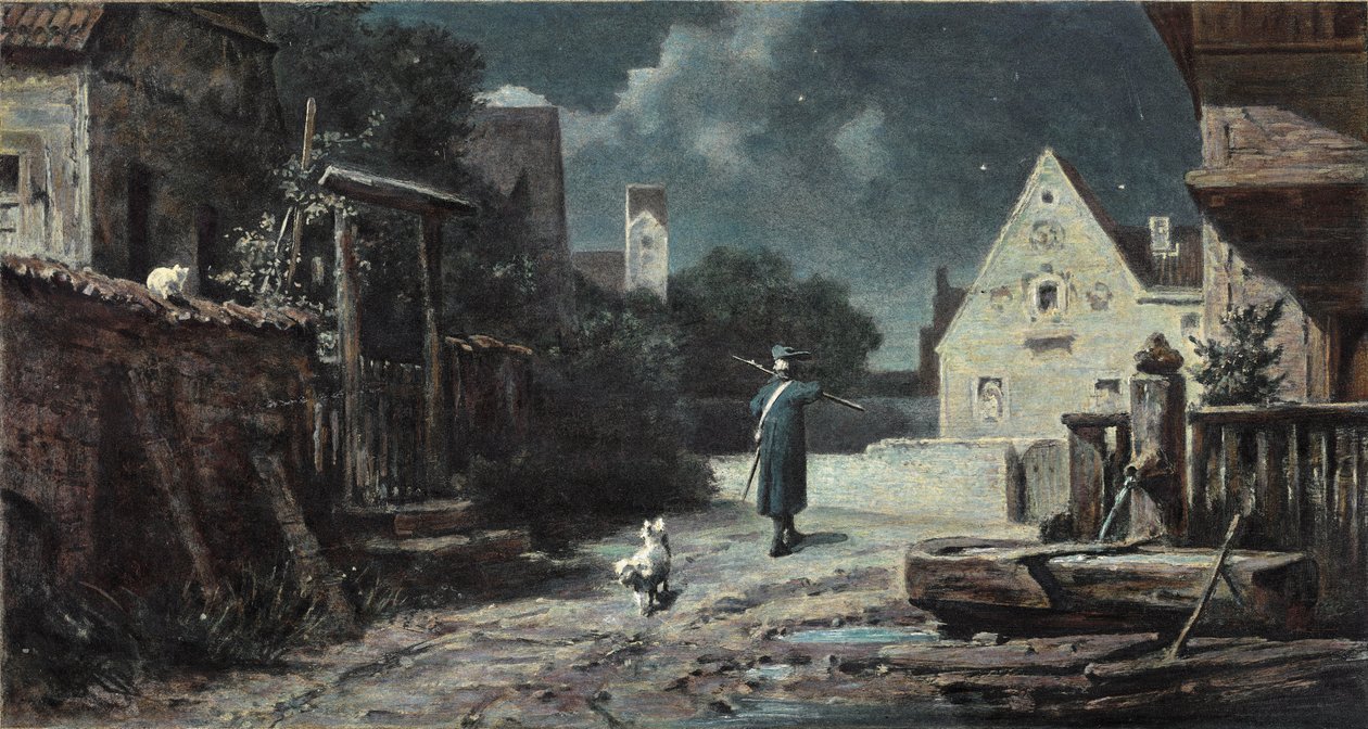 Yönvartija tekijältä Carl Spitzweg