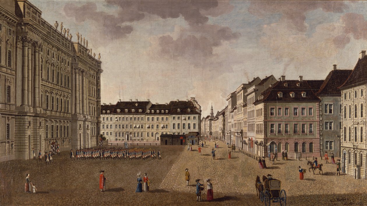 Berliinin kaupungin palatsi, 1765 tekijältä Carl Traugott Fechhelm