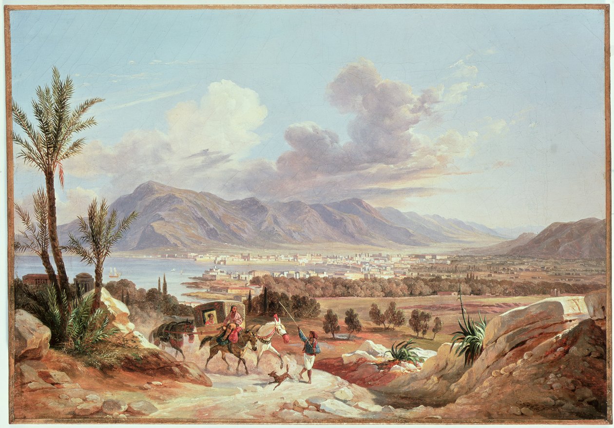 Palermo Belmontesta, noin 1831 tekijältä Carl Wilhelm Goetzloff