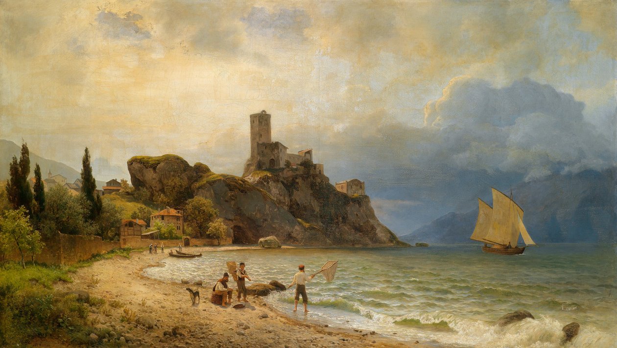 In Bucht von Malcesine tekijältä Carl von der Hellen